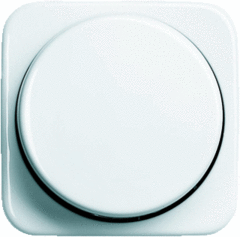 Busch Jaeger 2CKA006599A0237 - inzetplaat + knop + lampje dimmer 2115-214 reflex alpin wit