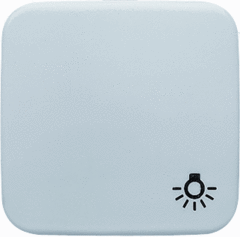 Busch Jaeger 2CKA001731A0272 - wipplaat 2520 li 212 si symbool licht/lamp creme