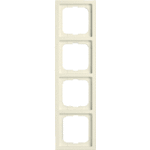 Busch Jaeger 2CKA001754A4233 - afdekraam 4-voudig 1724-182k ivoor wit future linear