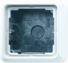 Jung CD581AWW - opbouwkap 1-voudig alpin wit cd581aww