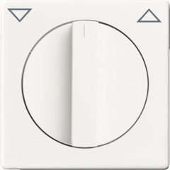 Busch Jaeger 2CKA001710A3872 - inzetplaat + knop 1740-884 mat wit future