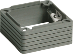 Attema 1510 - verlengstuk centraaldoos vierkant