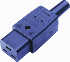 Kaiser Martin 763/SW - toestelconstactstop 763sw c19 female 70c 16a zwart