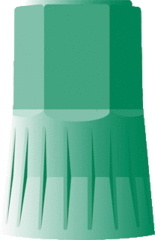 Conex 812240 - draai-lasdop isoliet nr0 doos 15 stuks