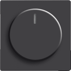 Busch Jaeger 2CKA006599A2966 - dimmerplaat mat zwart 6540-885-102