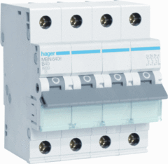 Hager MBN640E - installatieautomaat 3p+n/40a b-kar.