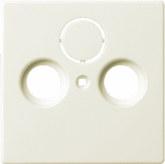 Busch Jaeger 2CKA001724A2758 - inzetplaat coax 1743-82 ivoor wit future / solo