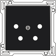 Niko 122-69010 - inzetplaat telefoon kpn antraciet intense