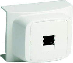 Attema AT9209 - 9209 - 1-voudig telefoonaansluitpunt et40 wit