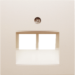 Berker 14098982 - centraalplaat uae/e-data wcd creme wit glanzend s1 (voor data wcd)