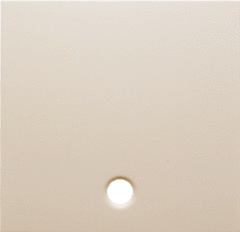 Berker 11468982 - centraalplaat trekschakelaar creme wit glanzend s1