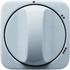 Busch Jaeger 2CKA001710A3420 - inzetplaat + knop 2542dr/02-214si alpin wit