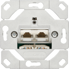 Gira 245200 - Uae data cat6a 2rj45 lsa basis