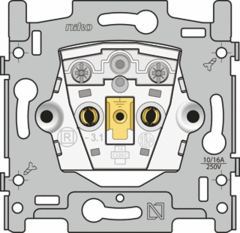 Niko 170-31200 - wcd 1-voudig zonder randaarde schroefcontact basisdeel