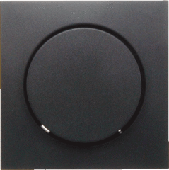 Berker 11371606 - inzetplaat dimmer + knop antraciet