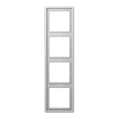 Jung LS984LG - ls 984 lg - afdekraam 4-voudig licht grijs ls990