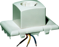 Attema 2176 - deksel uniedoos met 1-voudig wcd randaarde