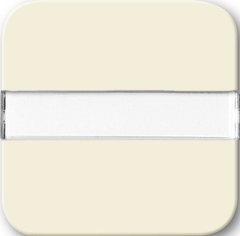 Busch Jaeger 2CKA001731A1445 - wipplaat tekstkader 2510nli-212 si creme