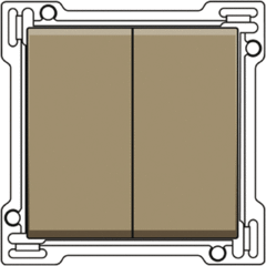 Niko 123-61505 - schakelwip serie brons