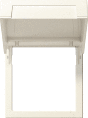 Gira 265801 - montplaat 45x45mm klapdeksel cwg