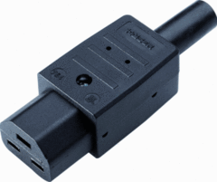 Kaiser Martin 764/SW - toestelcontactstop 764sw c22 female 155c 16a zwart
