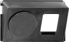 Gira 005300 - inzetstuk modulair jack 2x6p datakap