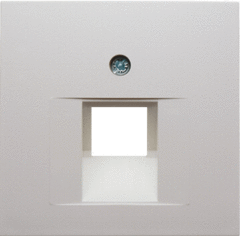 Berker 14071909 - centraalplaat uae-wcd polar mat wit s1/b