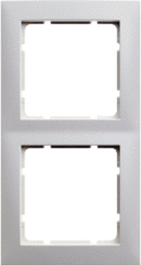 Berker 10129909 - afdekraam 2-voudig polar wit mat s1