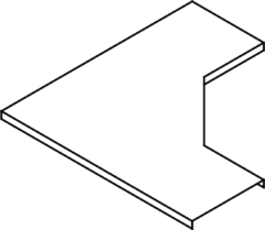 Stago CSU30061202 - hoekstukdeksel 120mm