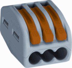 Wago 222-413 - verbindingsklem 222 3x2.5 doos 50 stuks