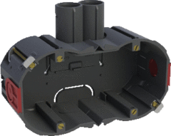 Attema 1066 - duo hollewanddoos uhw50 16/19 grijs