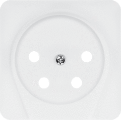 Berker 6110368989 - centraalplaat ptt wcd polar wit s1