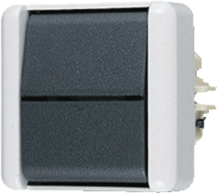 Jung 807E - 807 E - 807 - schakelaar kruis wg800 (bodemdeel apart bestellen)