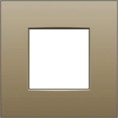 Niko 123-76100 - afdekraam 1-voudig brons