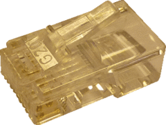 Radiall R280MOD8R8 - plug utp cat6 doos 25 stuks (massive kern)