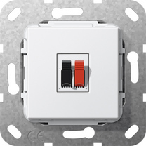 Gira 569203 - aansluit wcd 1x luidspreker zwg