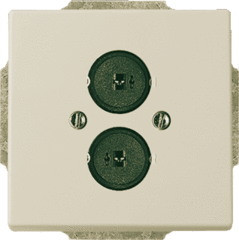 Busch Jaeger 2CKA001723A0239 - inzetplaat luidspreker 1751-82 ivoor wit future / solo