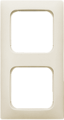 Busch Jaeger 2CKA001725A1490 - afdekraam 2-voudig liniar 2512-212k-102 wg si creme