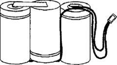 Blessing 015-000-030 - batterij ni-cad 3-dl 4ah s.b.s (3dgt4c)