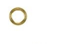 Kartelmoer m10 messing 601500 (zak van 10 stuks)