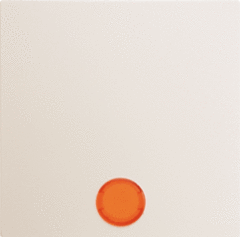 Berker 16218982 - wipplaat controle + 5led's creme wit glanzend s1