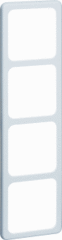 Peha 00201011 - afdekraam 4-voudig 80.674.02 levend wit