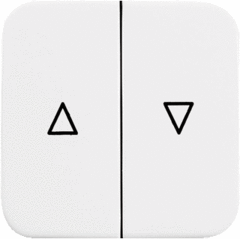 Busch Jaeger 2CKA001713A0163 - wipplaat 2x jaloezie 2504-214 reflex alpin wit