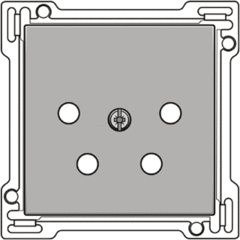 Niko 121-69010 - inzetplaat telefoon kpn sterling