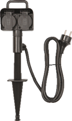 Koopman IL-TK2WCD - Interlight tuinwcd+pen 2v-ra snoer 1.8mtr