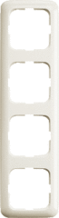 Busch Jaeger 2CKA001725A0647 - afdekraam 4-voudig 2514-212 inbouw si creme