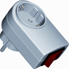 Kaiser Martin 411/KWS - 411 KWS tussencontactdoos randaarde schakelaar 16a wit 411/kws