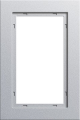 Gira 100125 - afdekraam 1,5voudig aluminium e2