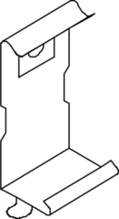 Stago CSU08870500 - grendel tbv scheidingsschot 887.01.00