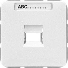 Jung CD569-1WEWW - inzetplaat voor keystone 1xmj alpine wit cd